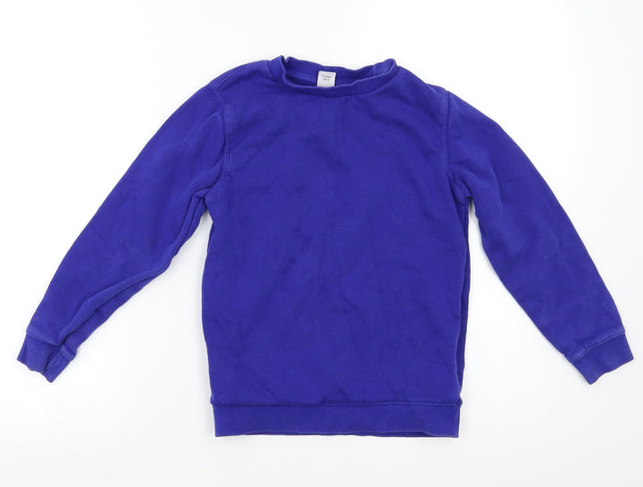 TU Boys Blue   Pullover Sweatshirt Size 7 Years