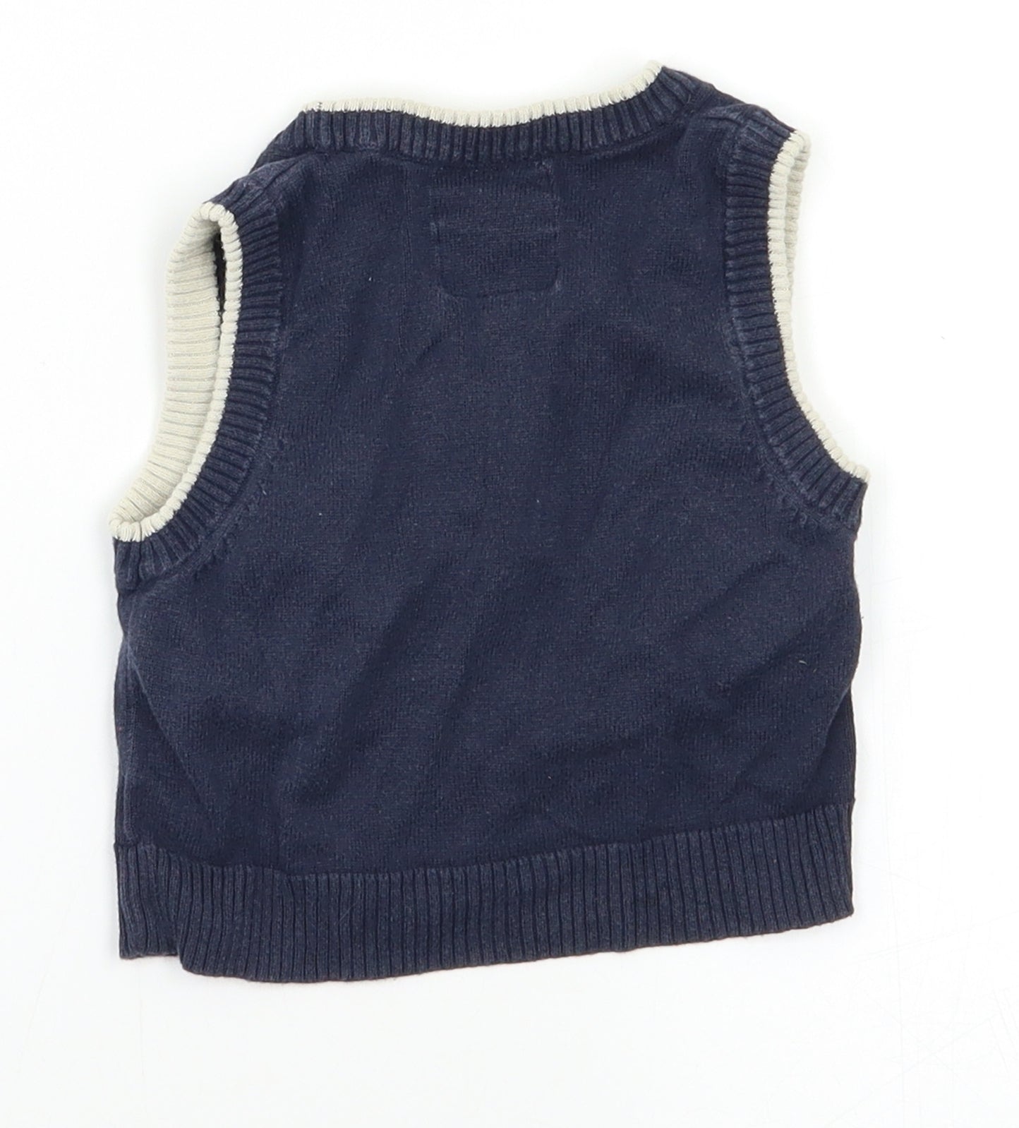 Junior J Baby Blue   Vest Jumper Size 18-24 Months