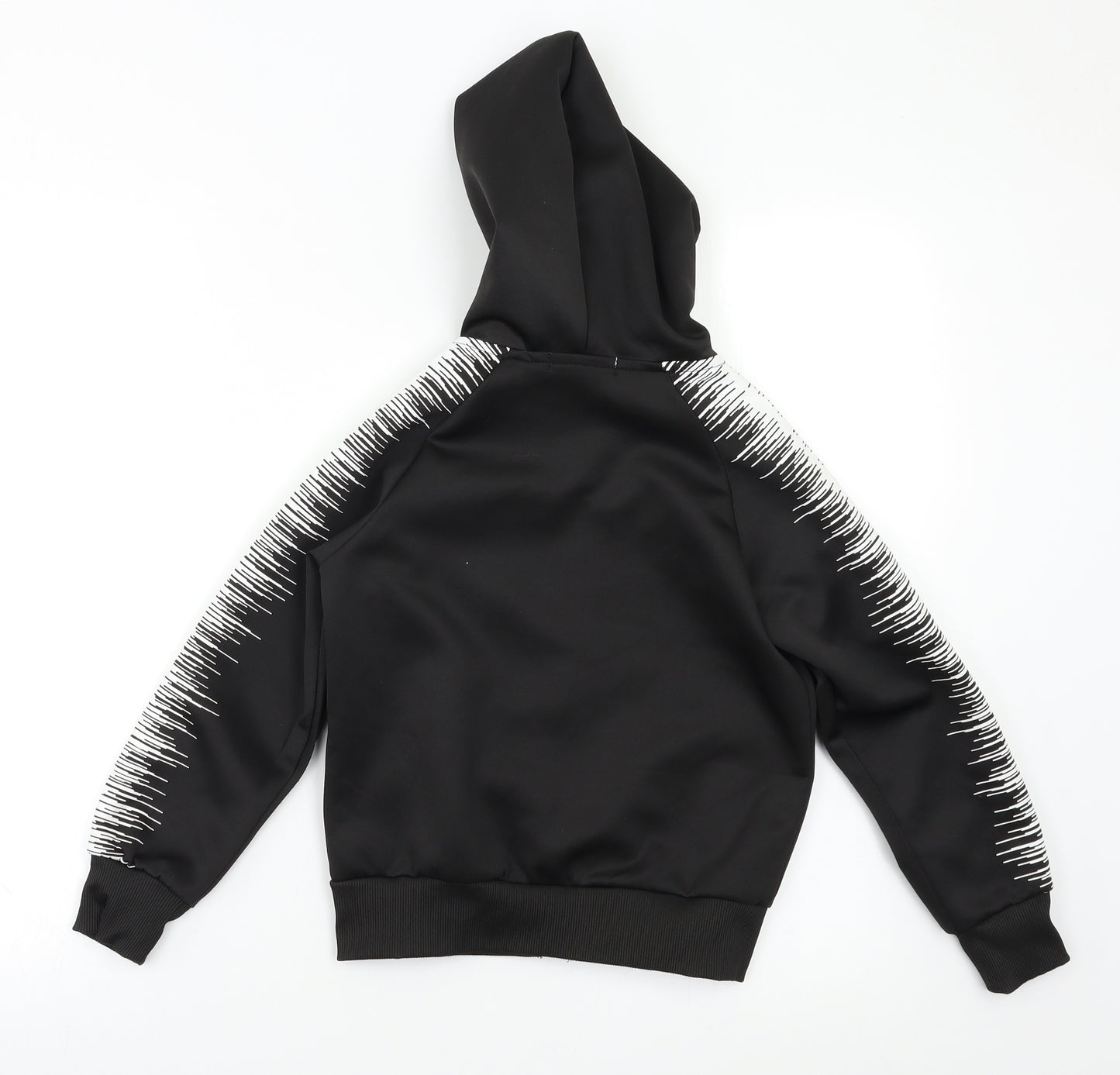 Yvon Fashion Boys Black   Full Zip Hoodie Size 6 Years