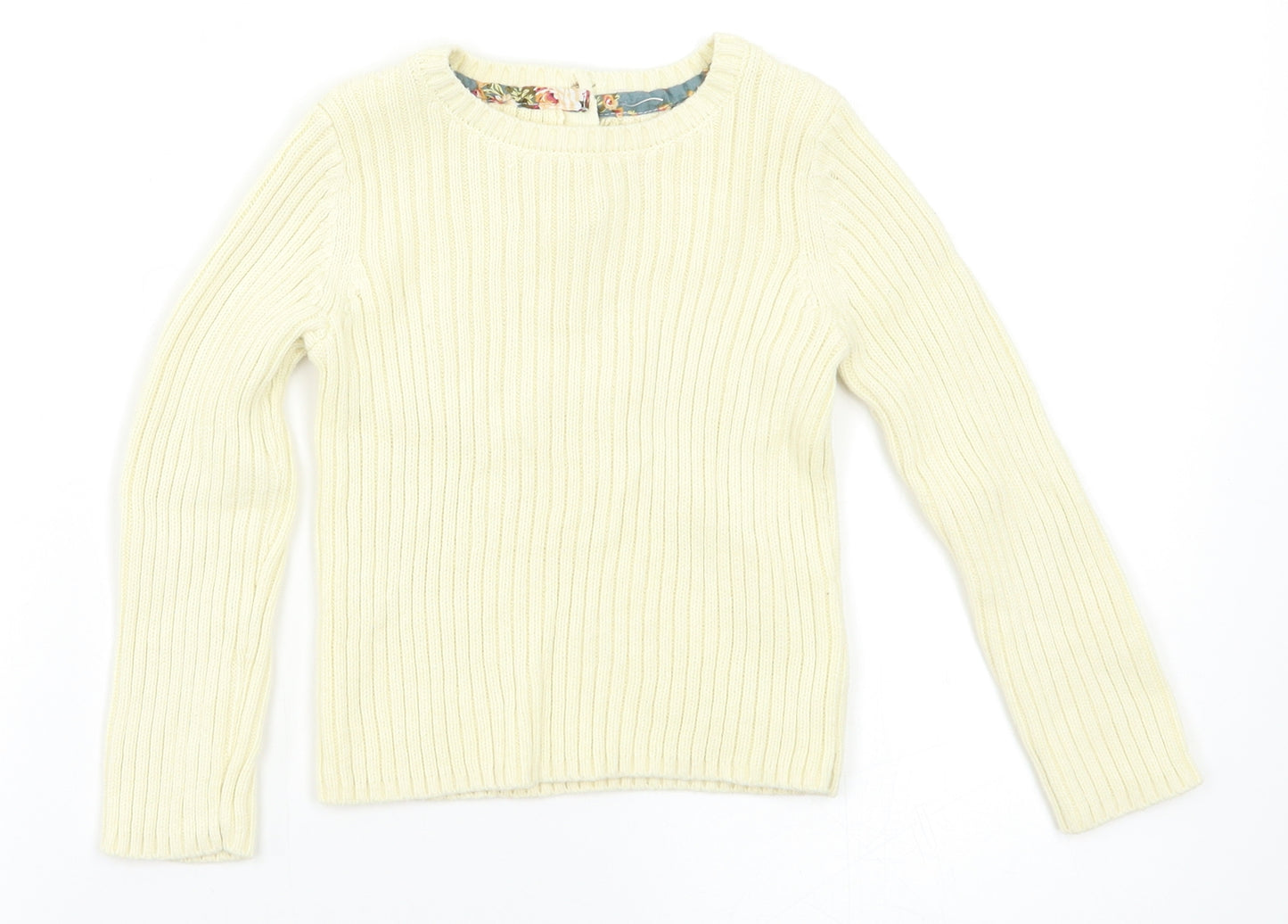 Preworn Girls Ivory   Pullover Jumper Size 2-3 Years