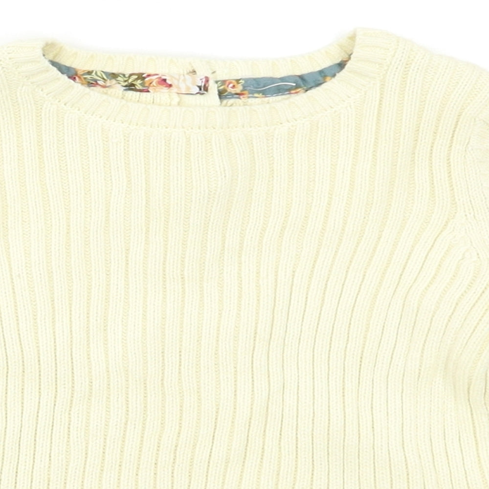 Preworn Girls Ivory   Pullover Jumper Size 2-3 Years