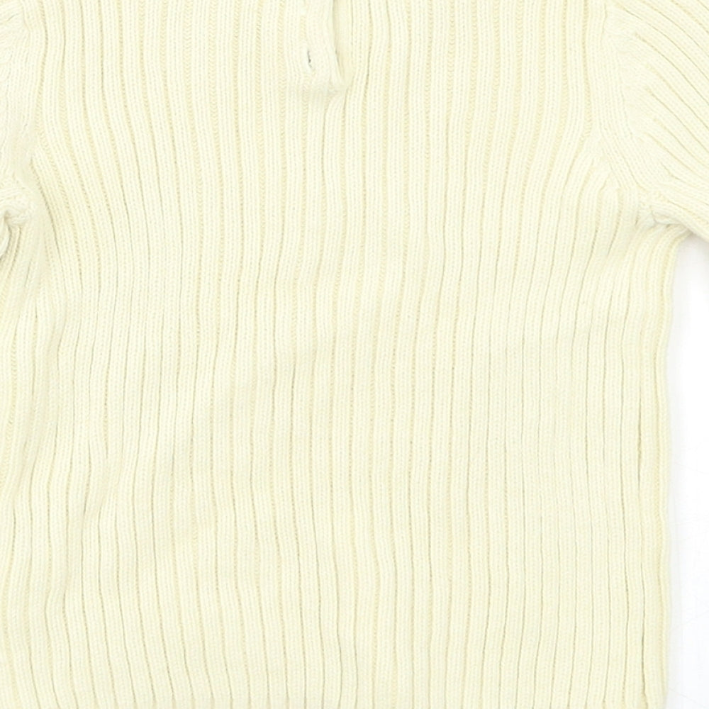 Preworn Girls Ivory   Pullover Jumper Size 2-3 Years