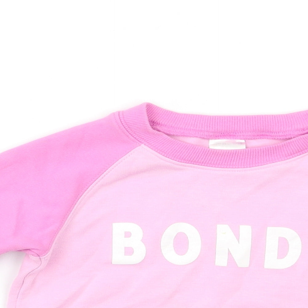 Bonds Baby Pink   Pullover Jumper Size 12-18 Months