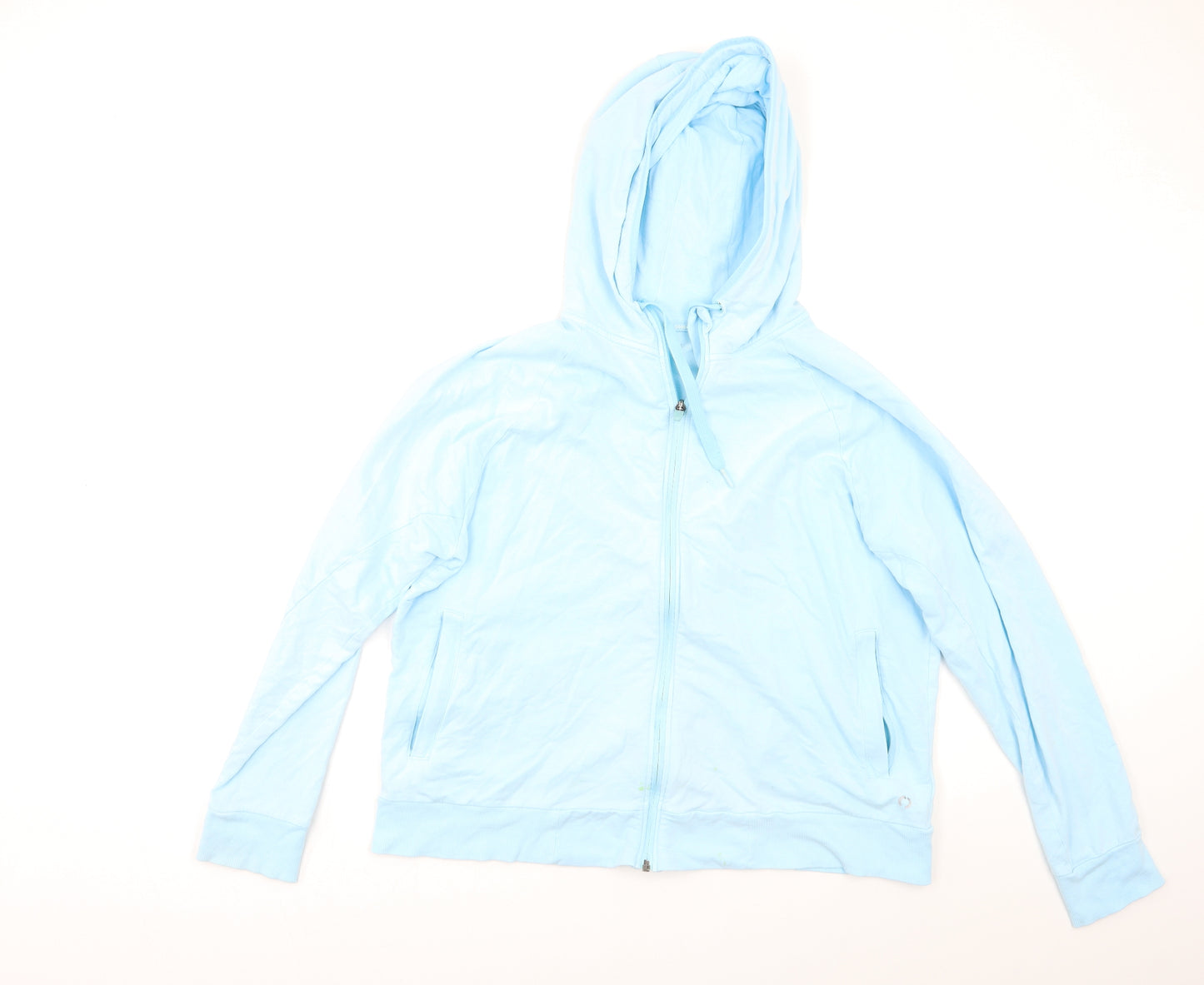 M&S Womens Blue   Full Zip Hoodie Size 20