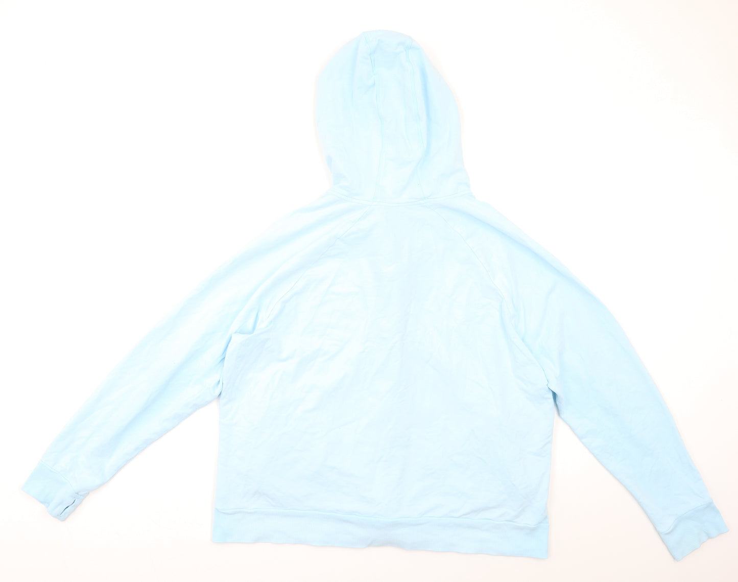 M&S Womens Blue   Full Zip Hoodie Size 20
