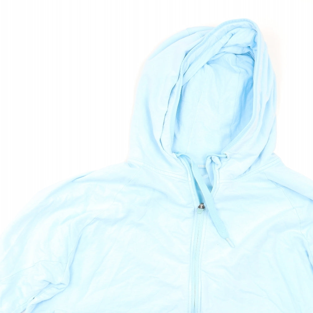 M&S Womens Blue   Full Zip Hoodie Size 20