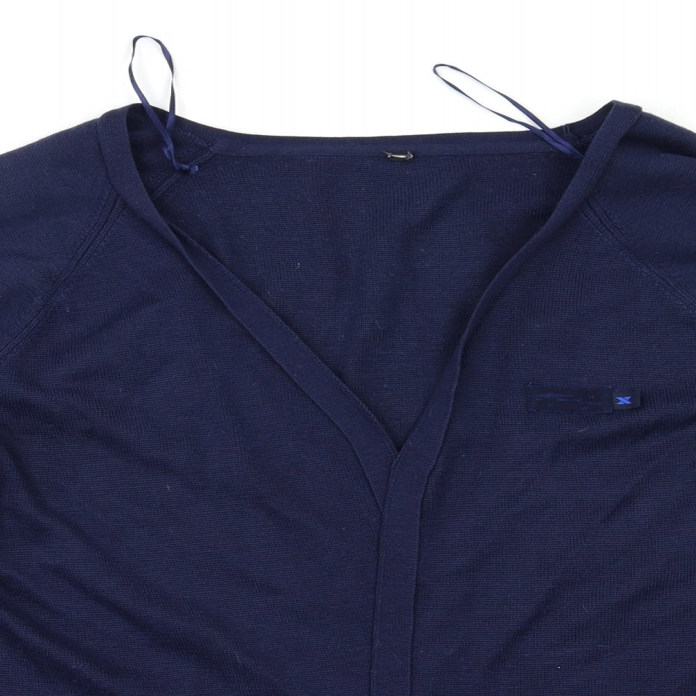 Preworn Womens Blue   Cardigan Jumper Size L