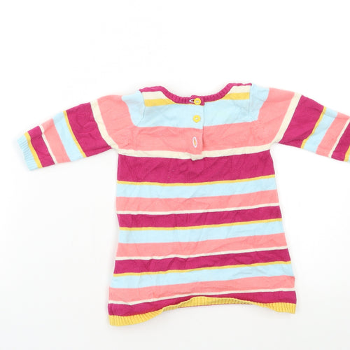 M&S Baby Multicoloured Striped  Fit & Flare  Size 0-3 Months