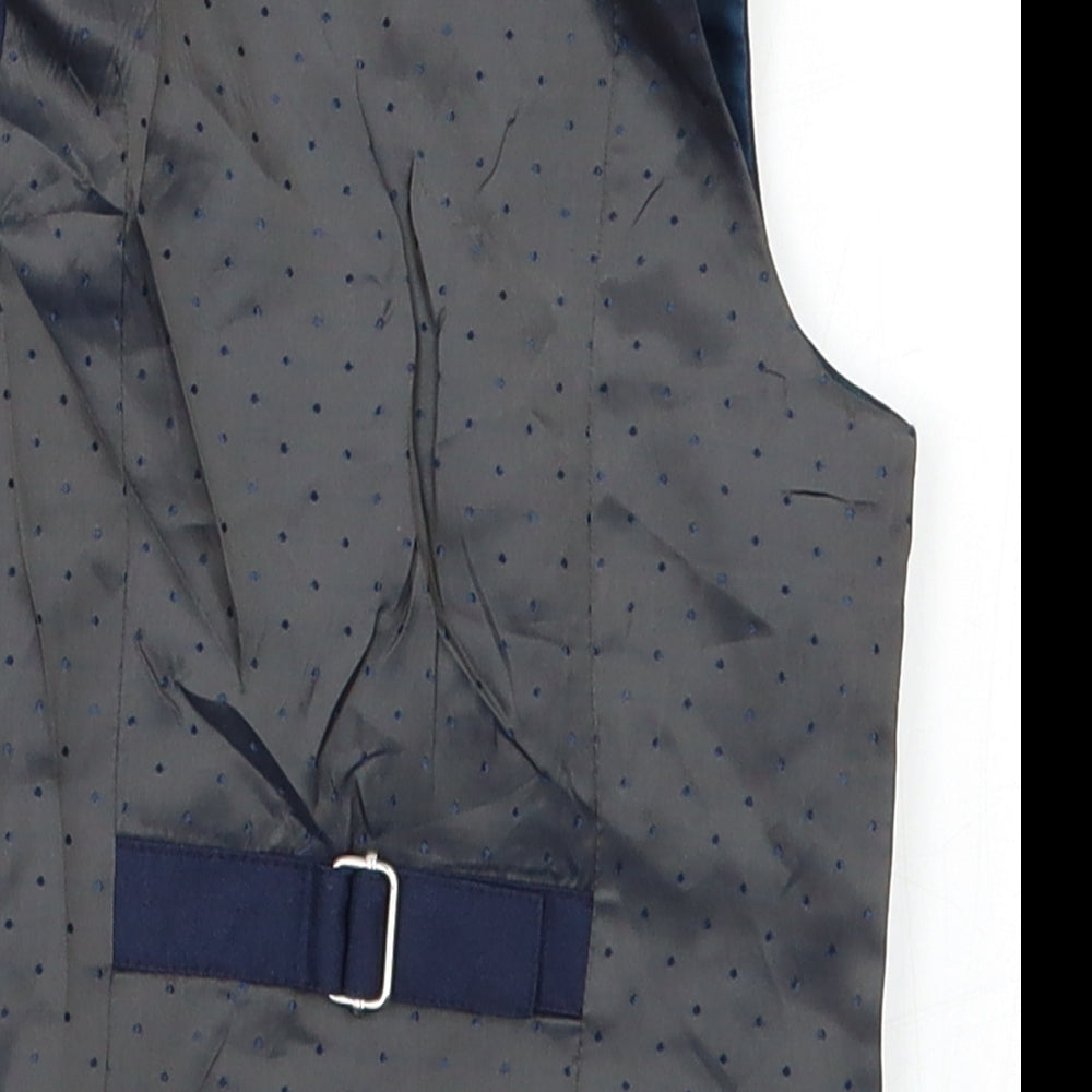 NEXT Baby Blue   Shirt Jacket Waistcoat Size 3-6 Months