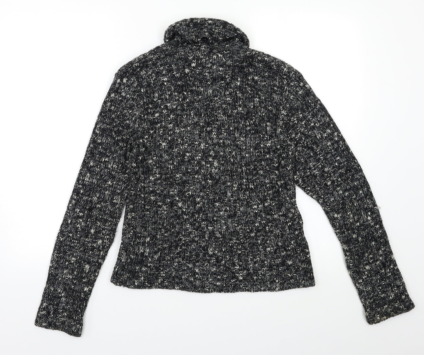 Topshop Womens Grey Herringbone  Pullover Jumper Size 12