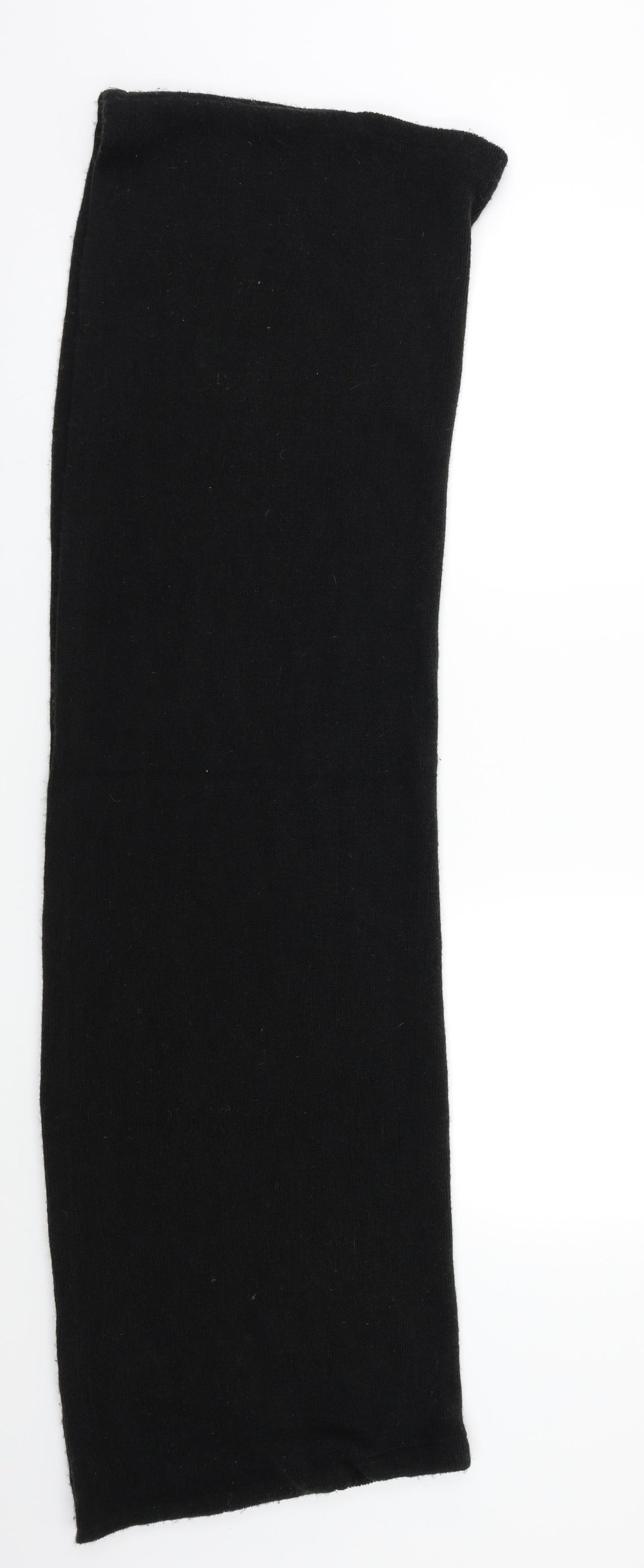 Preworn Womens Black    Scarf   - snood