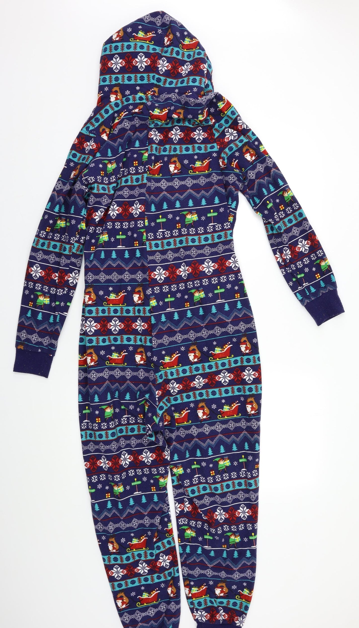 TU Womens Multicoloured Fair Isle   Bodysuit Size S  - Onesie