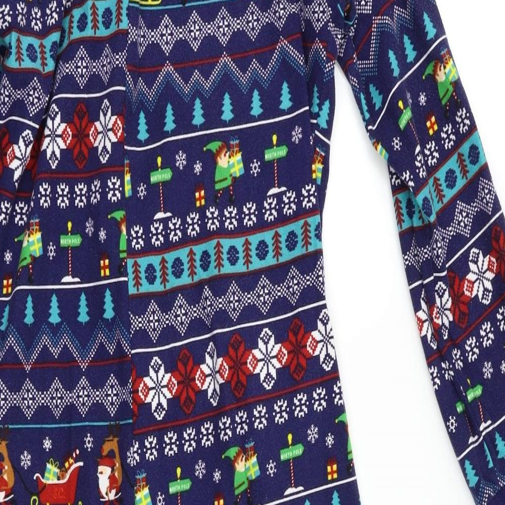 TU Womens Multicoloured Fair Isle   Bodysuit Size S  - Onesie