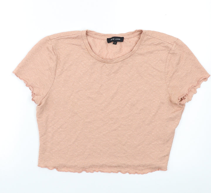 New Look Womens Pink   Basic Blouse Size 14
