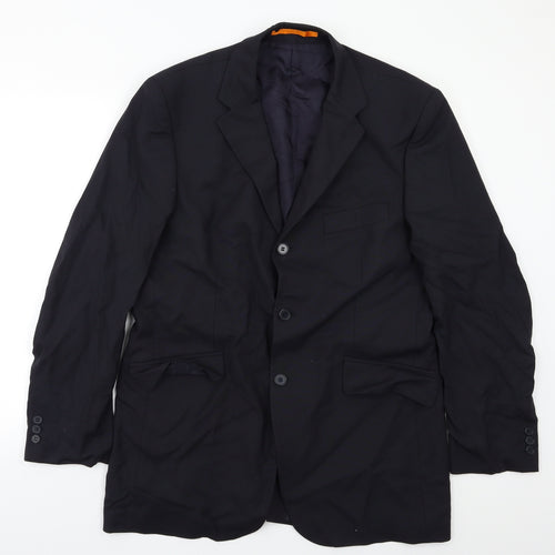 Karl Jackson Mens Black   Jacket Blazer Size 40