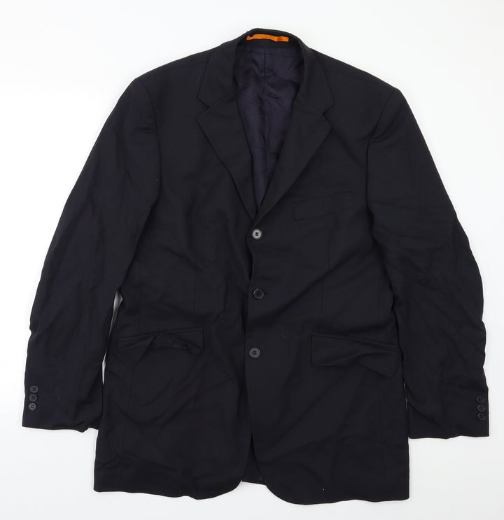 Karl Jackson Mens Black   Jacket Blazer Size 40