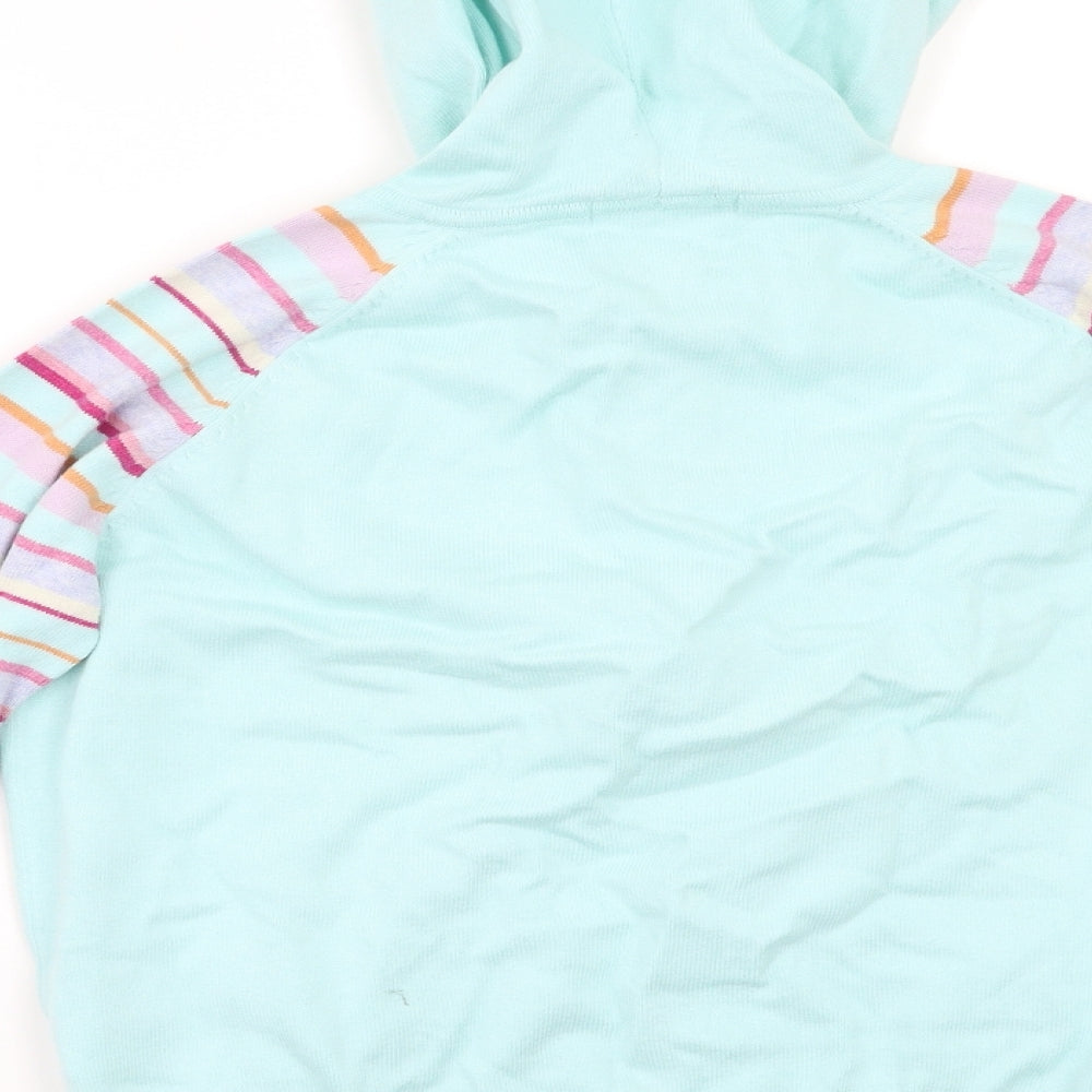 M&S Womens Multicoloured Striped  Full Zip Hoodie Size 12