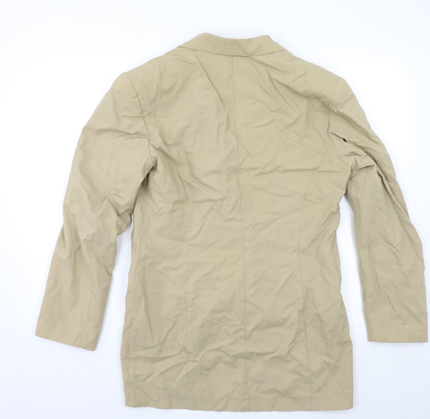 Preworn Womens Beige   Jacket Blazer Size M