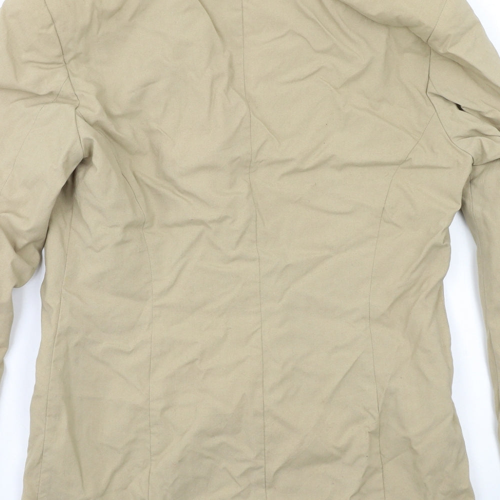 Preworn Womens Beige   Jacket Blazer Size M
