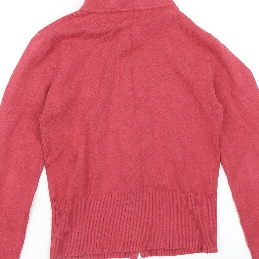 Free Soul Womens Pink   Full Zip Jumper Size L