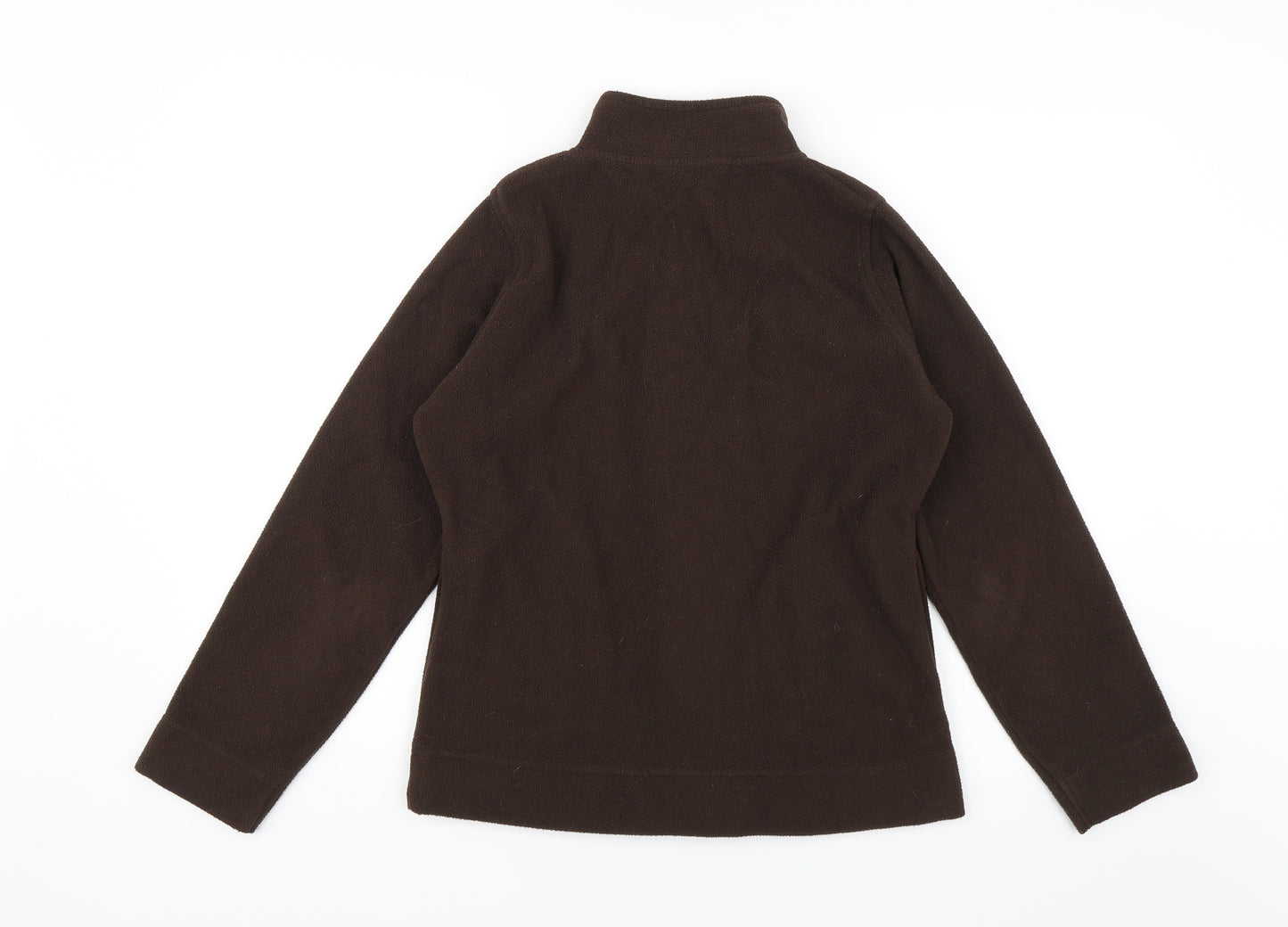 Isle Womens Brown   Full Zip Jumper Size S