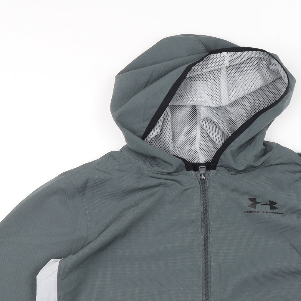 Under Amour Boys Grey   Jacket  Size 14-15 Years