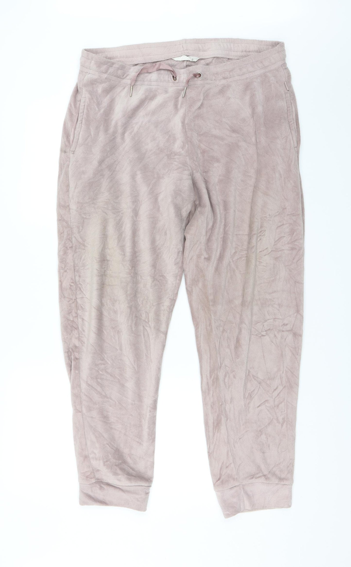 Love To Lounge Womens Pink Solid   Lounge Pants Size L