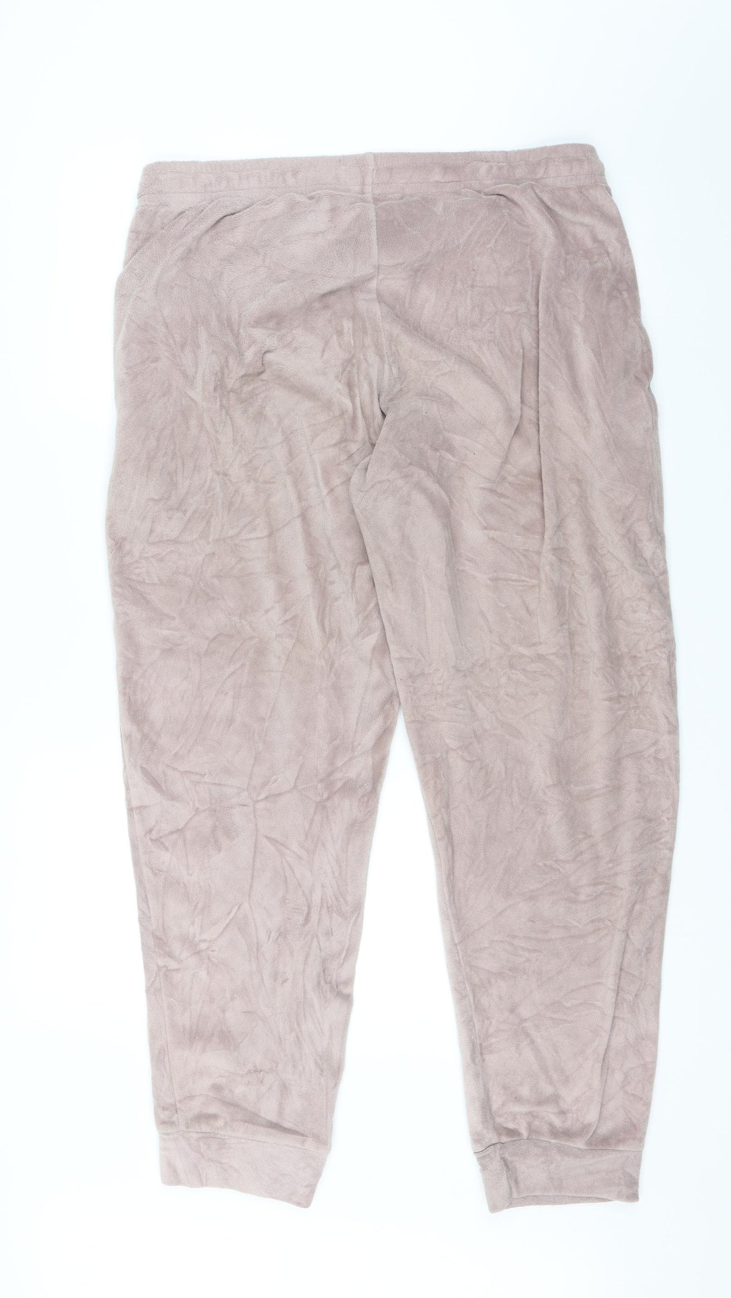 Love To Lounge Womens Pink Solid   Lounge Pants Size L
