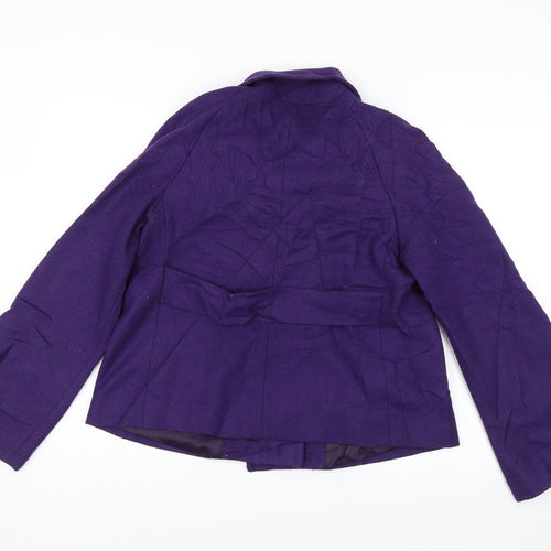 Stile Benetton Womens Purple   Jacket  Size 18