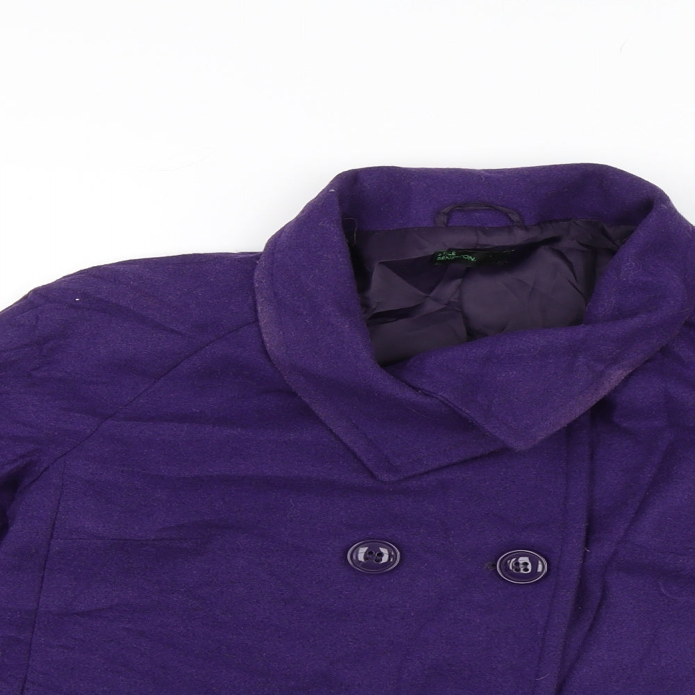 Stile Benetton Womens Purple   Jacket  Size 18