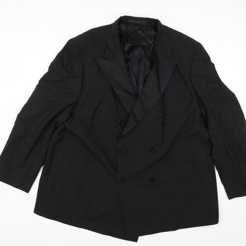 Preworn Mens Black   Jacket Blazer Size 42