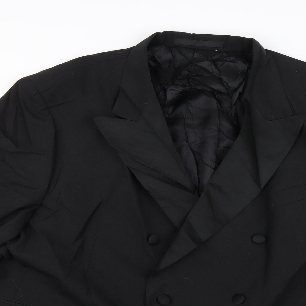 Preworn Mens Black   Jacket Blazer Size 42