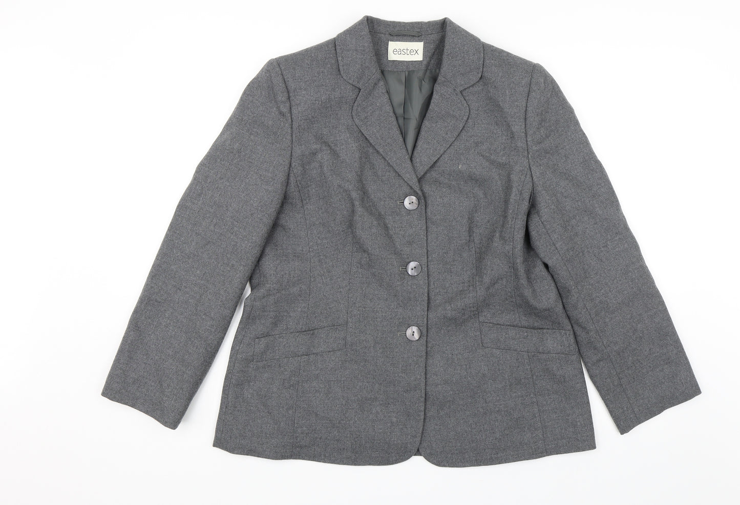Eastex Womens Grey   Jacket Blazer Size 12