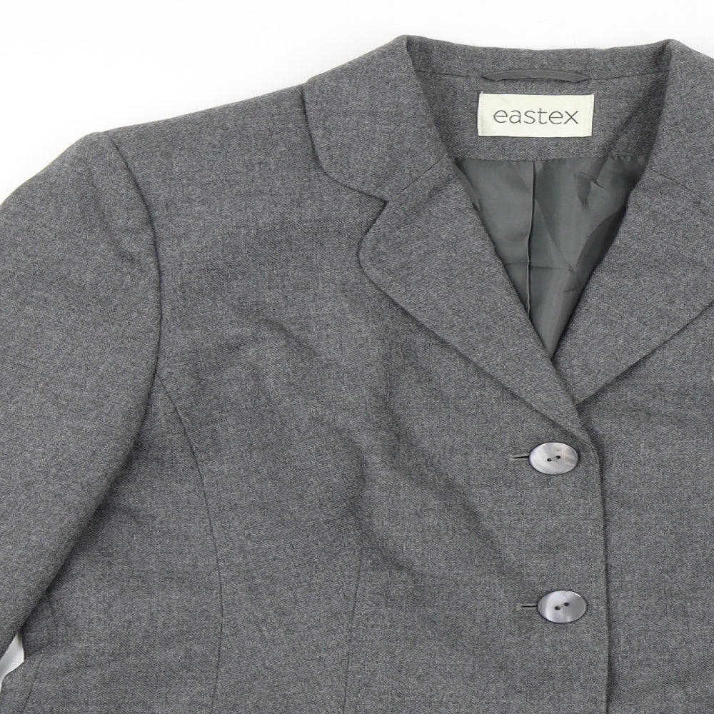 Eastex Womens Grey   Jacket Blazer Size 12