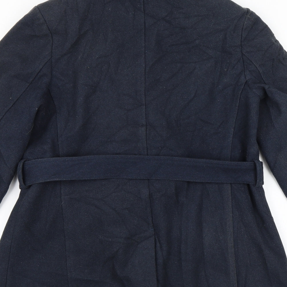 Jack Wills Womens Blue   Pea Coat Jacket Size 12