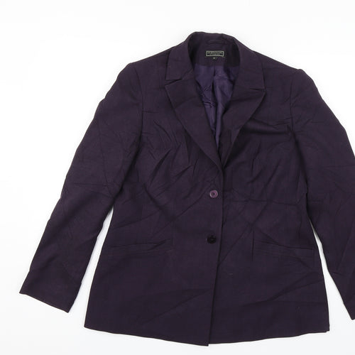 Debenhams Womens Purple   Jacket Blazer Size 14