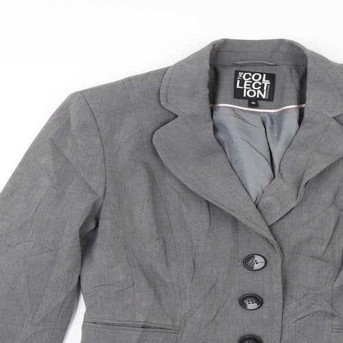 Debenhams Womens Grey   Jacket Blazer Size 10