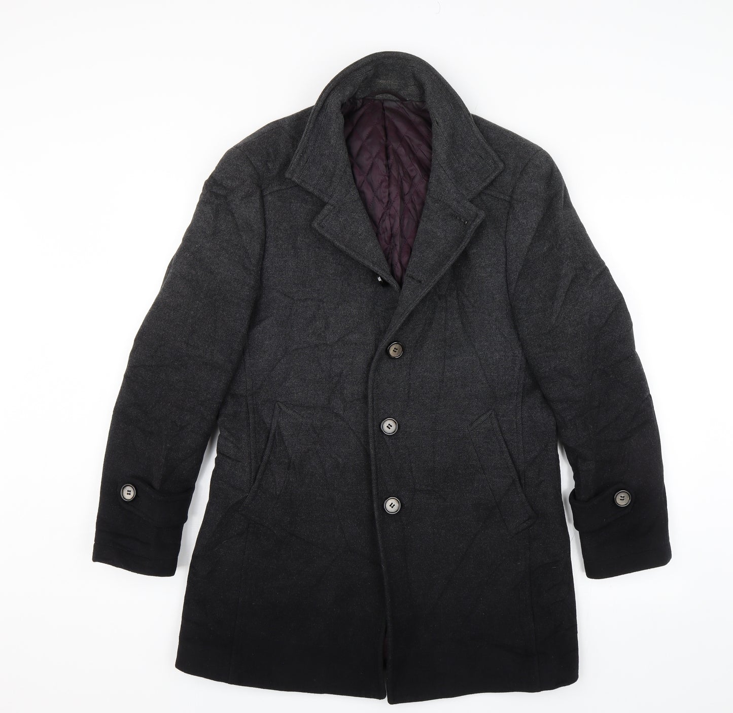 Heilan Home Womens Grey   Pea Coat Jacket Size 48
