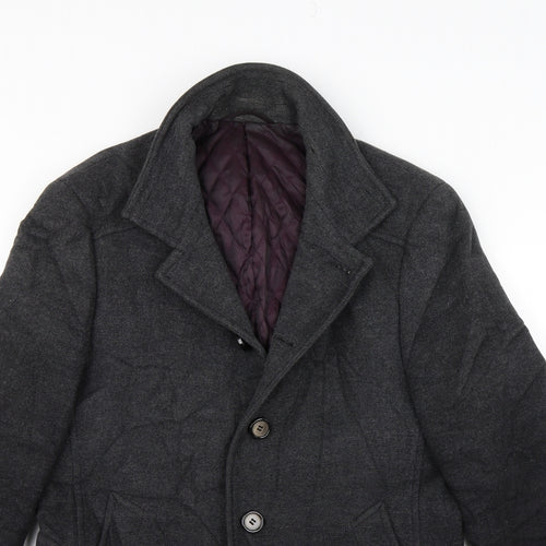 Heilan Home Womens Grey   Pea Coat Jacket Size 48