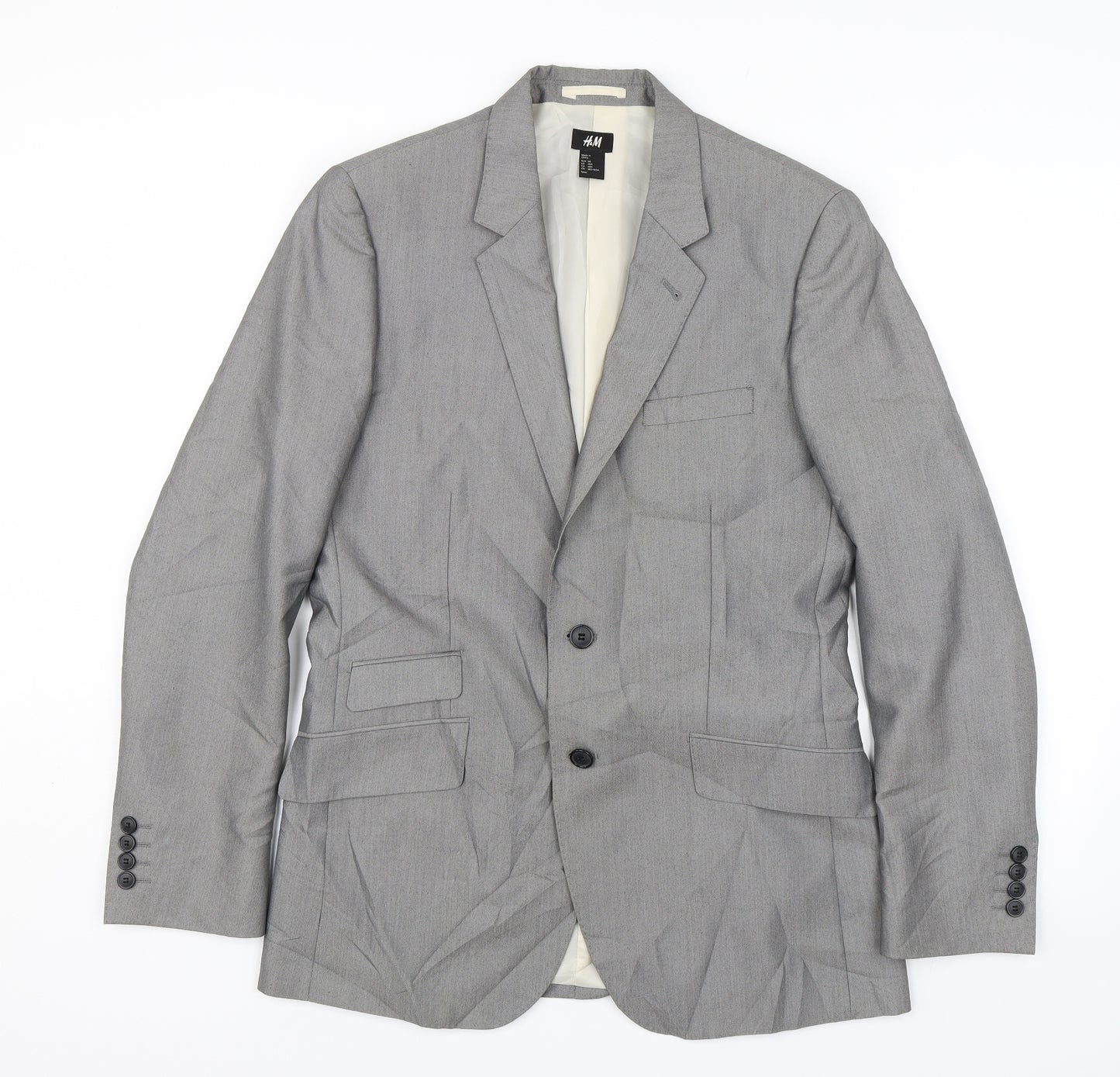 H&M Womens Grey   Jacket Blazer Size 22