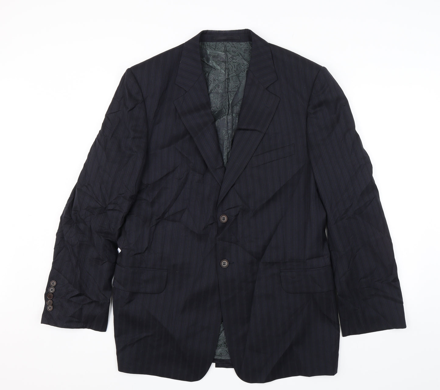 Paul Smith Mens Blue Striped  Jacket Blazer Size 42