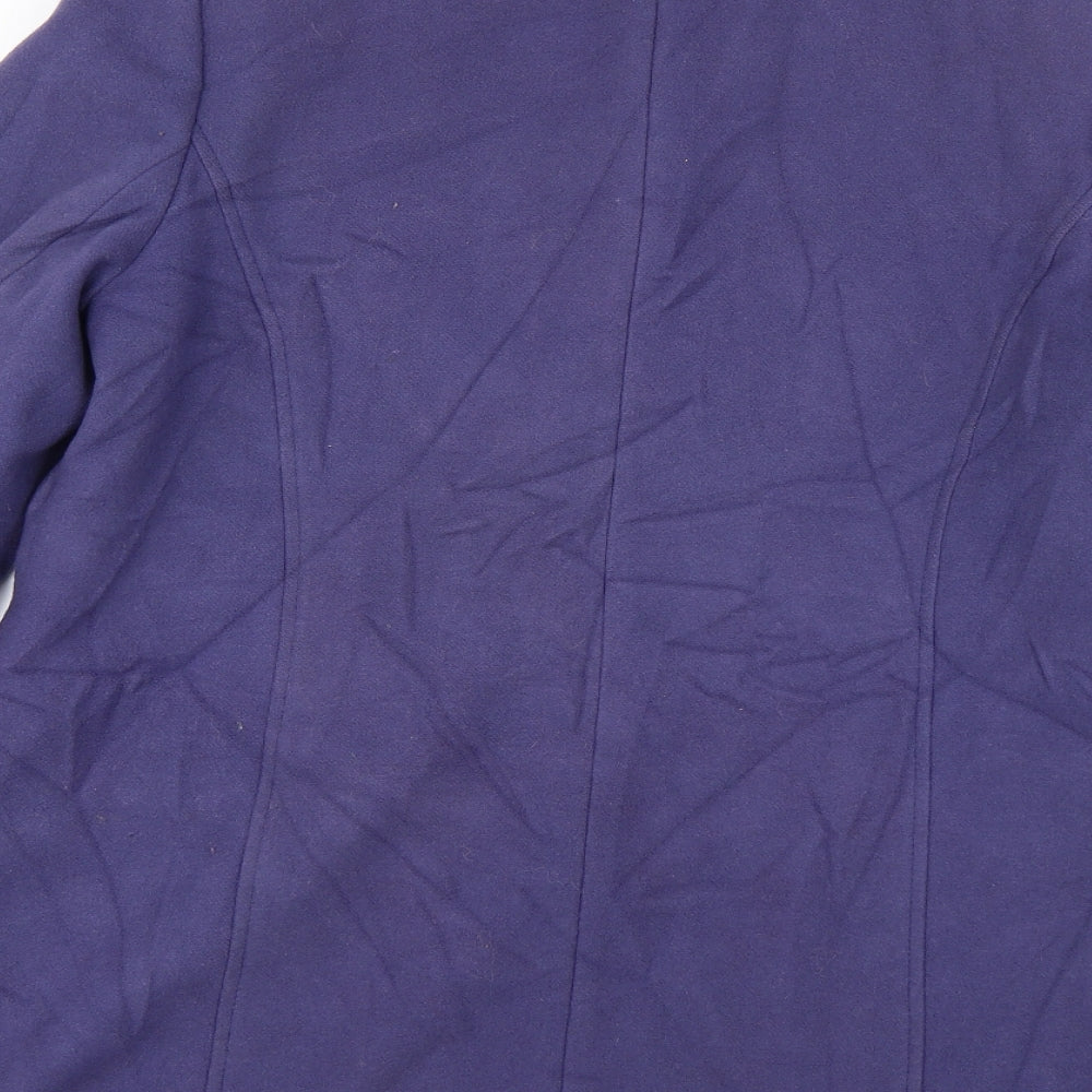 Eastex Womens Purple   Pea Coat Jacket Size 14