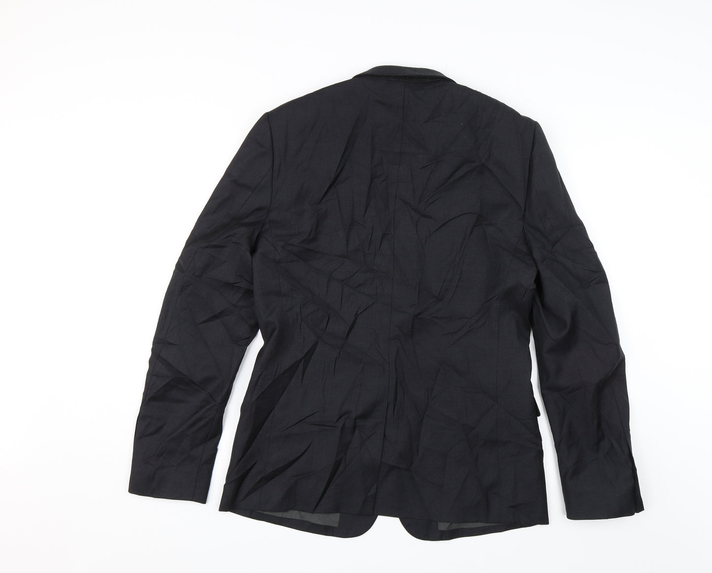 Super 100's  Mens Black   Jacket Blazer Size 40