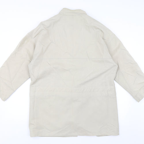Cinch Womens Beige   Overcoat Jacket Size 12