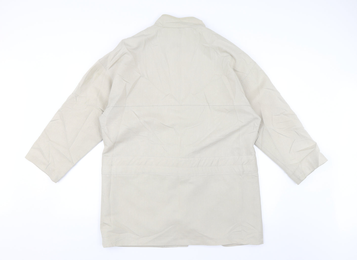 Cinch Womens Beige   Overcoat Jacket Size 12