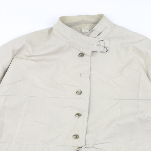 Cinch Womens Beige   Overcoat Jacket Size 12