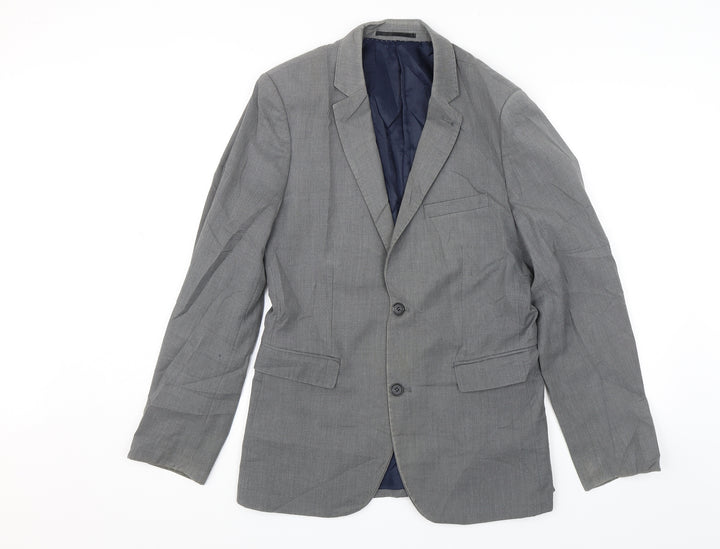 Topshop Mens Grey   Jacket Blazer Size 38
