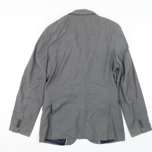 Topshop Mens Grey   Jacket Blazer Size 38