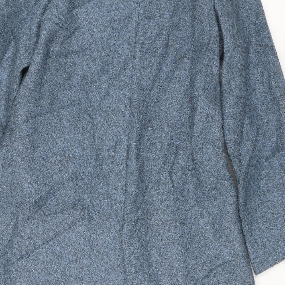 Preworn Womens Blue   Overcoat Jacket Size 12