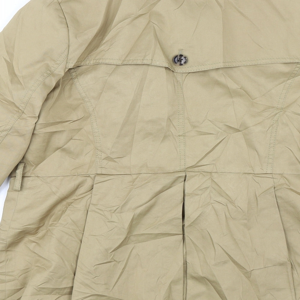 Banana Republic Womens Beige   Overcoat Jacket Size 12